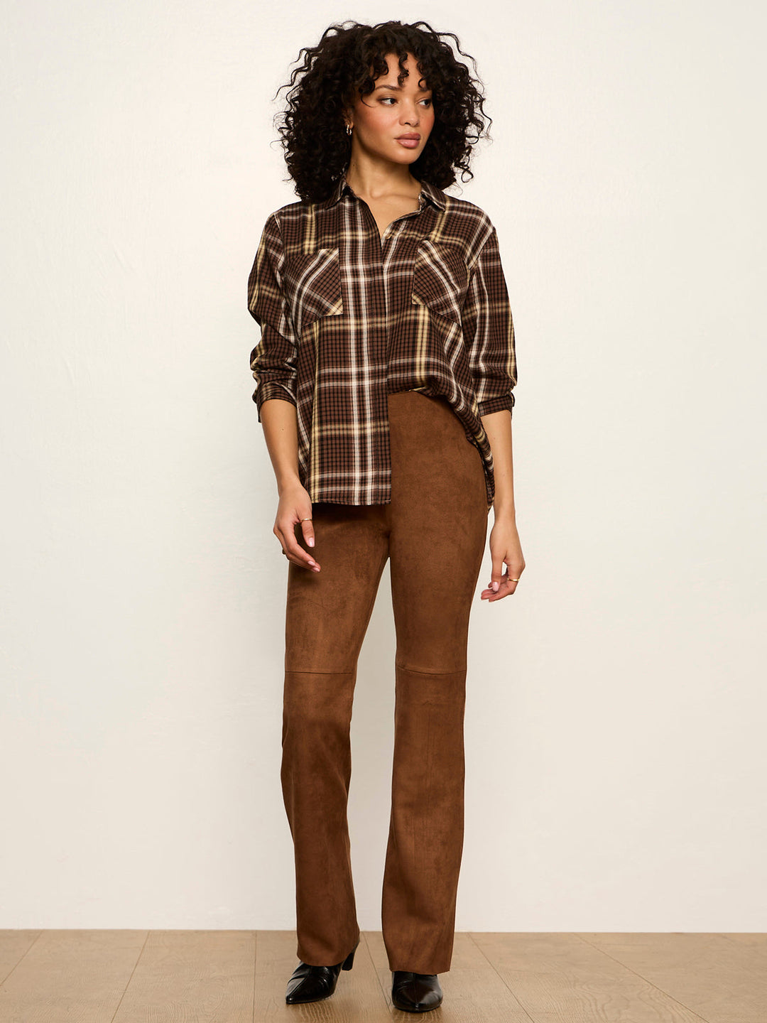 CITY PLAID SHIRT | BURNT COCOA