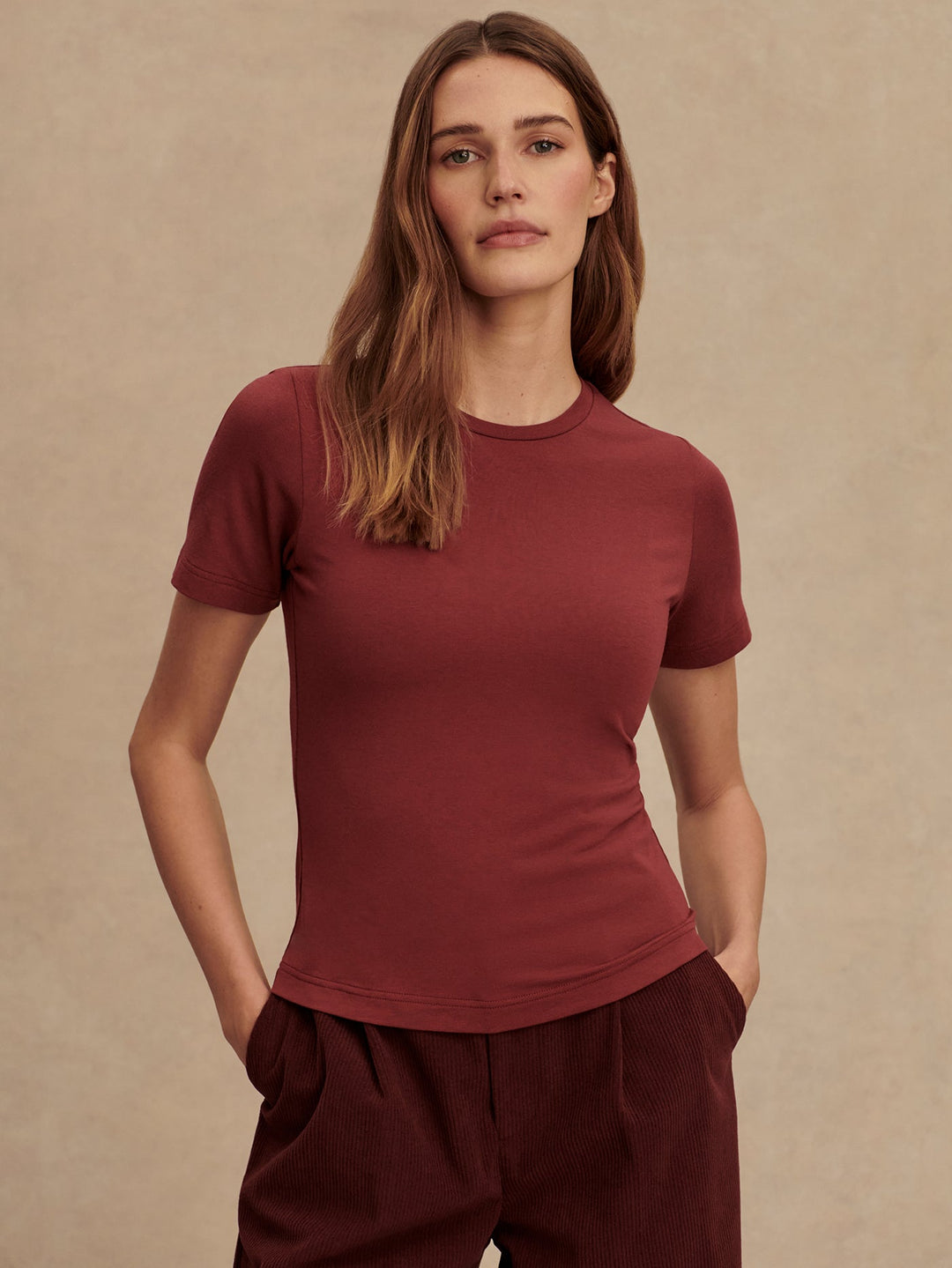 REGINA FITTED TEE