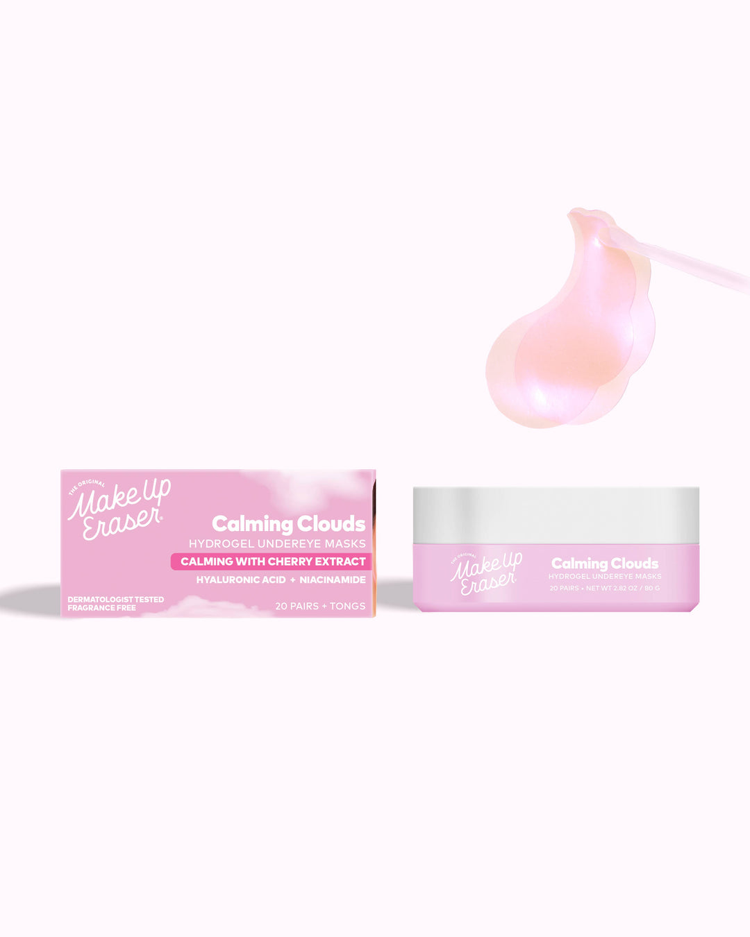 Hydrogel Undereye Masks - Seaweed-Based with Calming Cherry