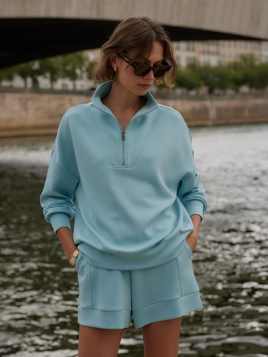 HAWLEY HALF-ZIP SWEAT