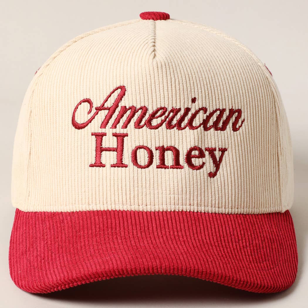 AMERICAN HONEY CORDED HAT