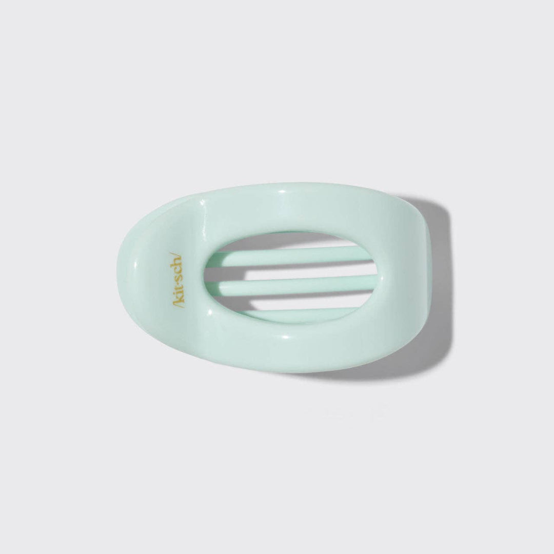 Recycled Plastic Small Flat Cloud Clip - Sage Leaf