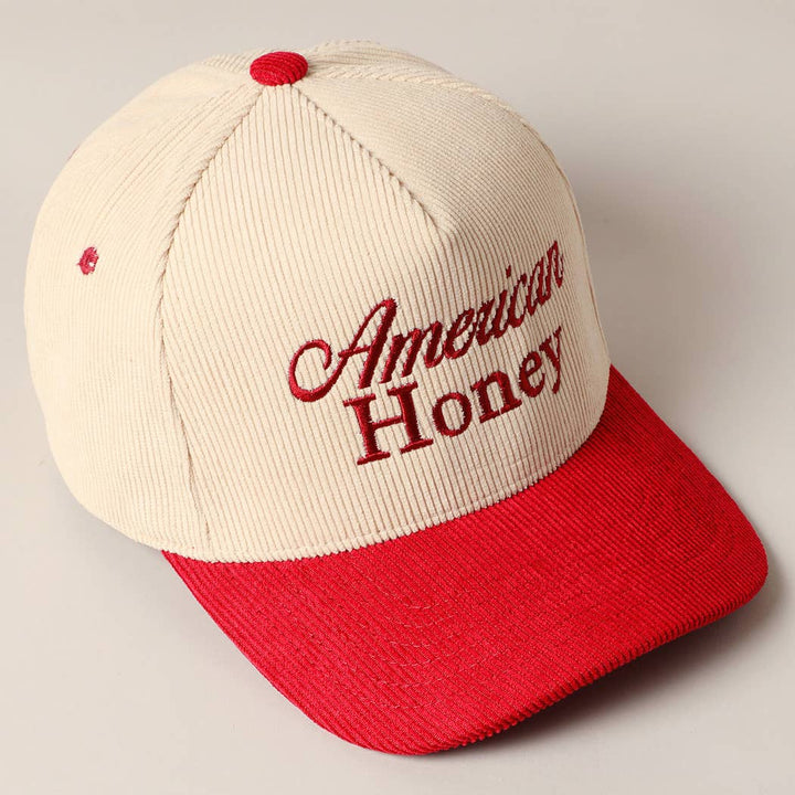 AMERICAN HONEY CORDED HAT