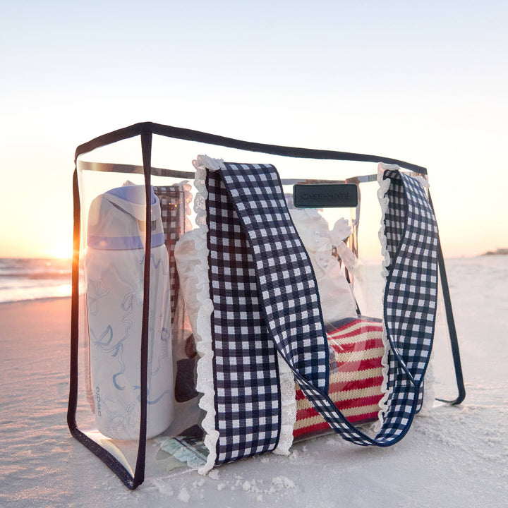 GINGHAM JELLY TOTE BAG