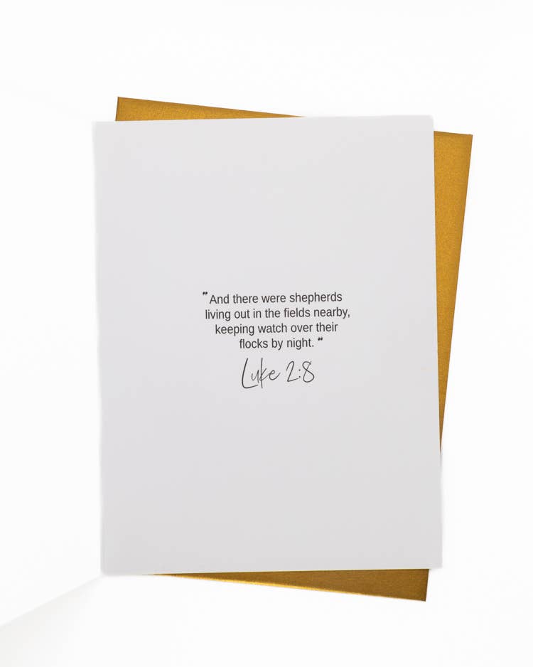 'Silent Night, Holy Night' Christmas Greeting Card