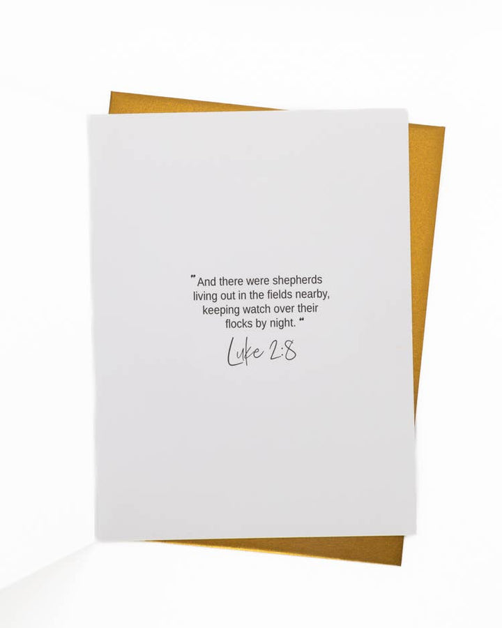 'Silent Night, Holy Night' Christmas Greeting Card