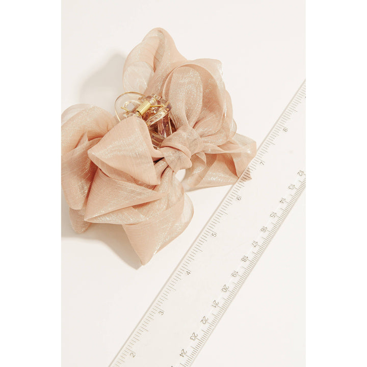 Ribbon Bow Claw Hair Clip