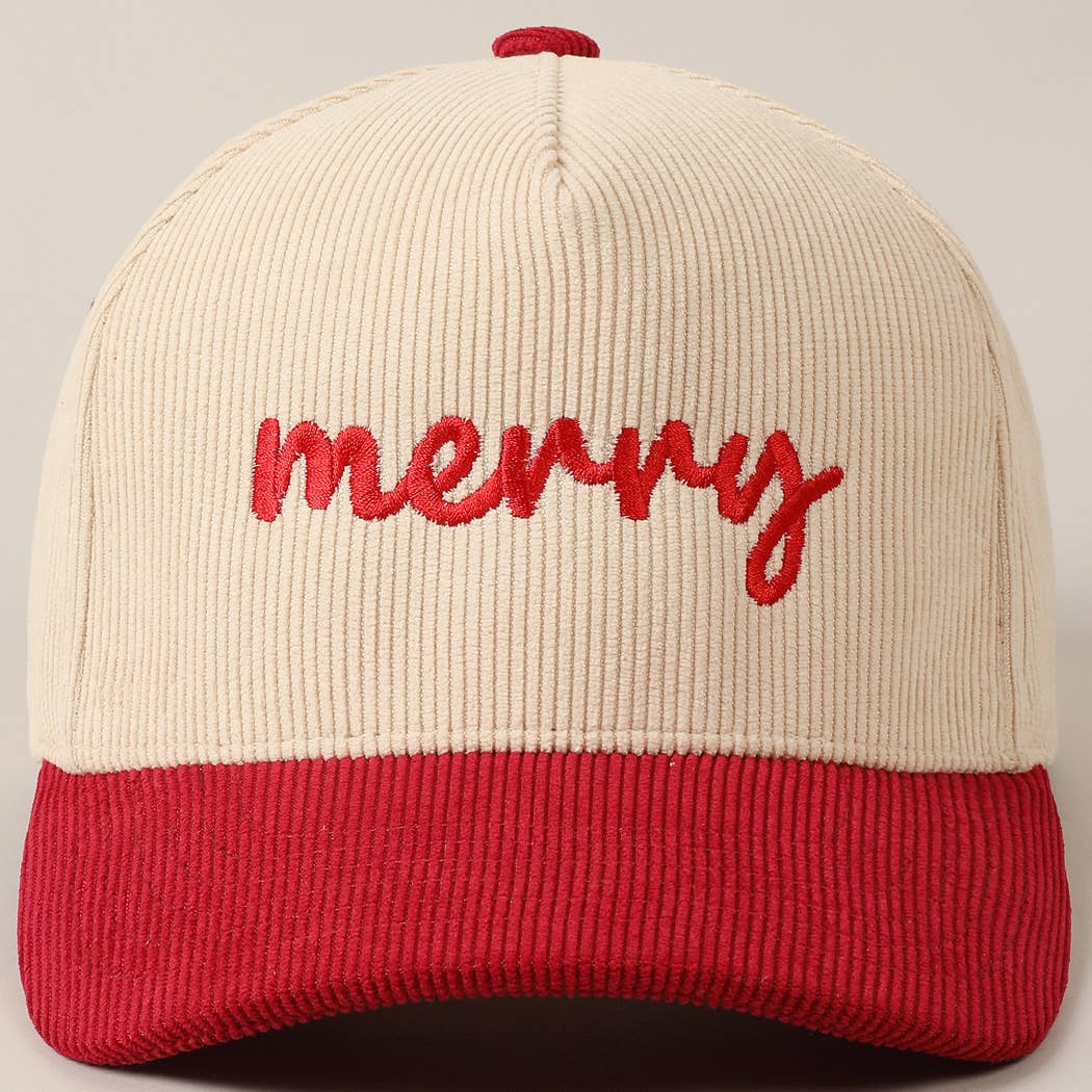 MERRY CORDUROY HAT