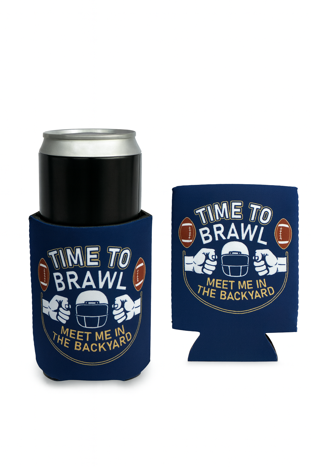 TIME TO BRAWL KOOZIE