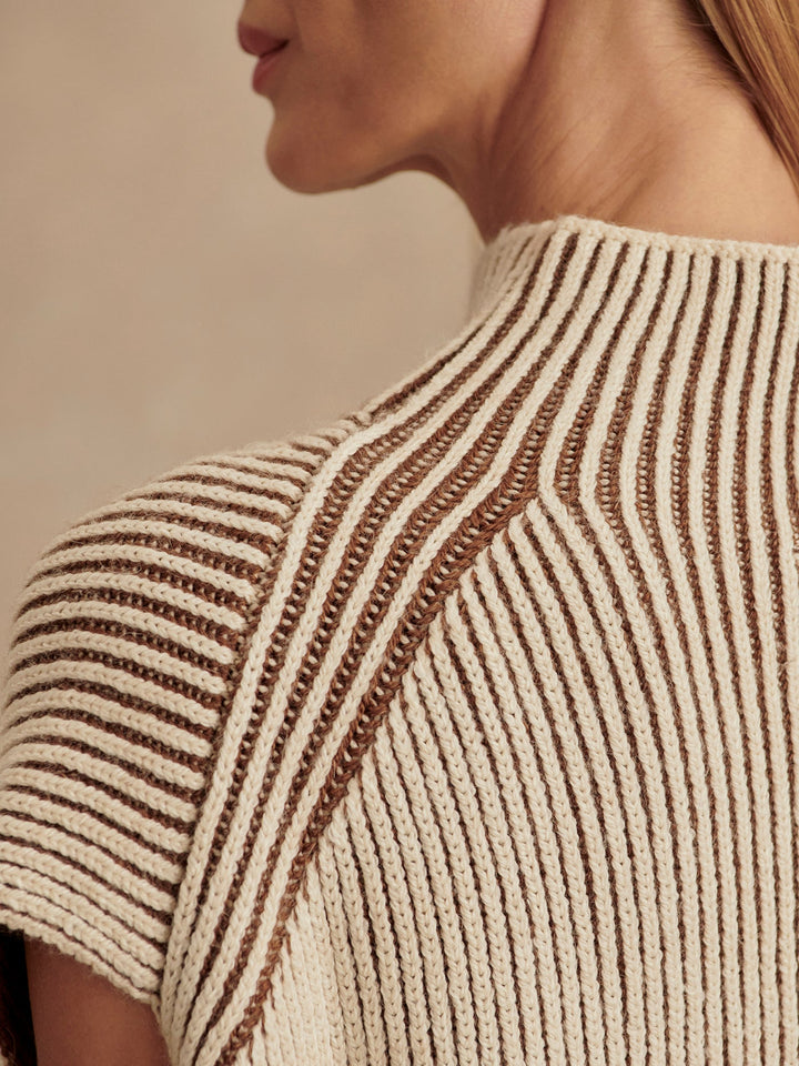LAUREN PLATED KNIT TANK