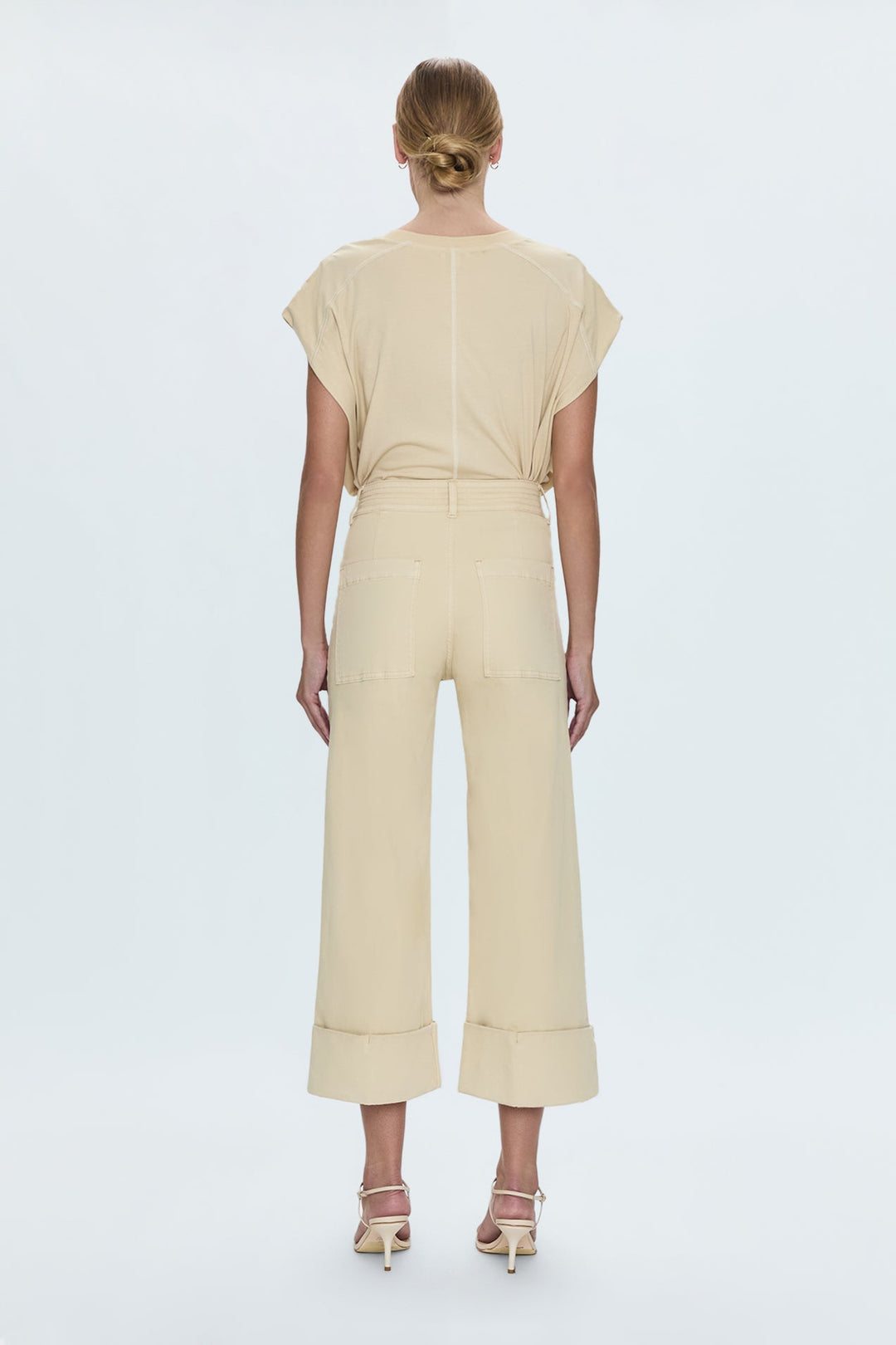 MAYA CUFFED WIDE LEG PANTS