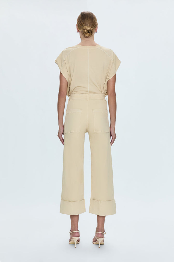 MAYA CUFFED WIDE LEG PANTS