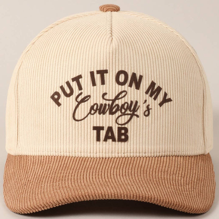 Cowboy's Tab Cord Hat