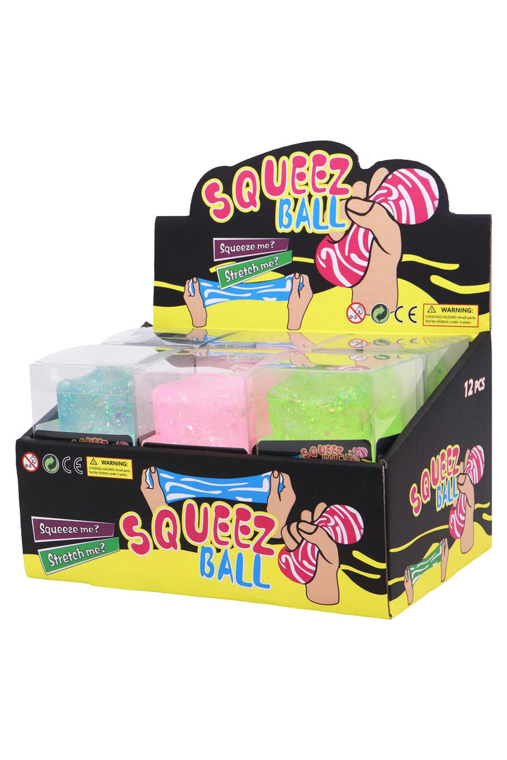 GLITTER CUBE SQUISHY