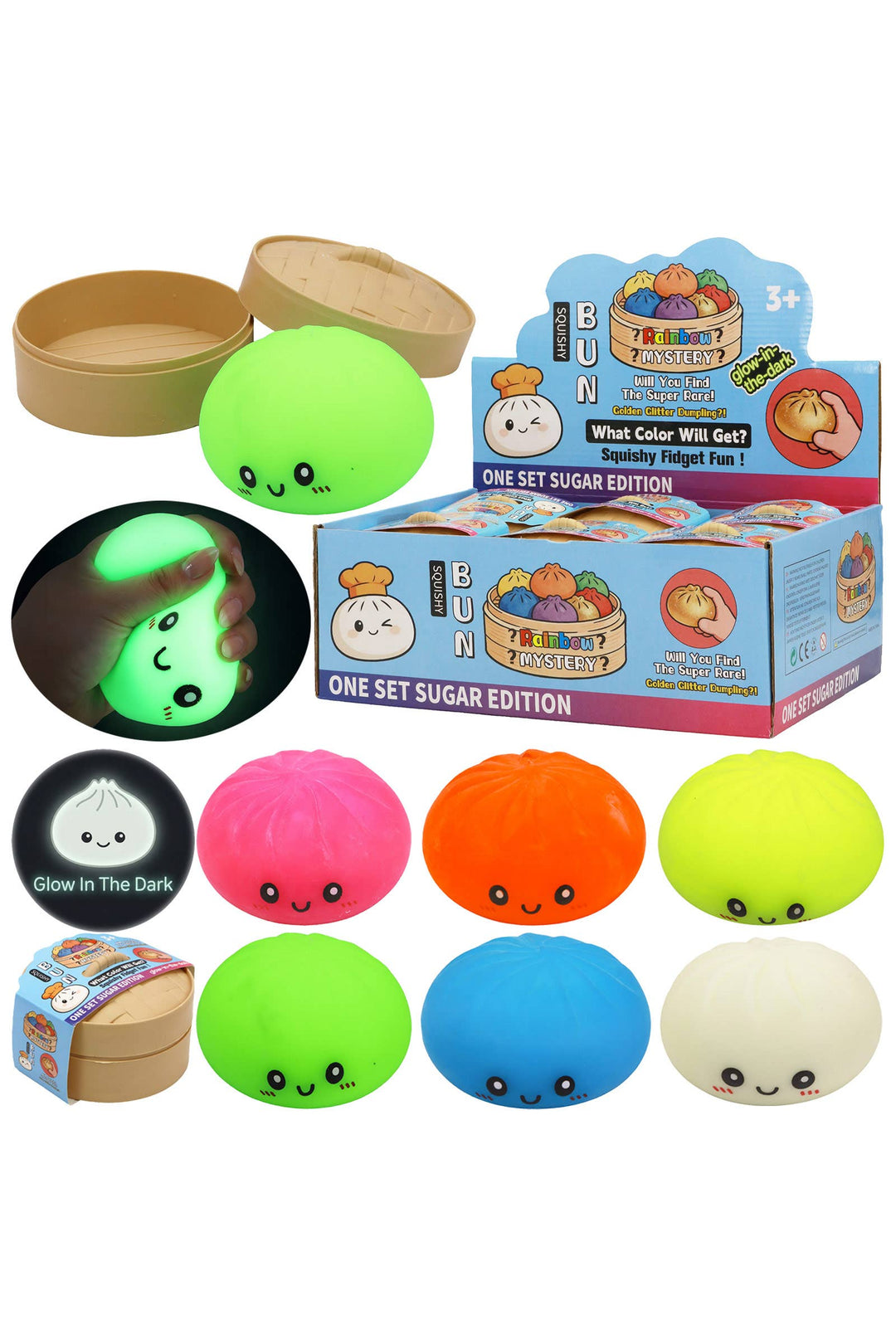 GLOW IN THE DARK DUMPLING SQUISHY