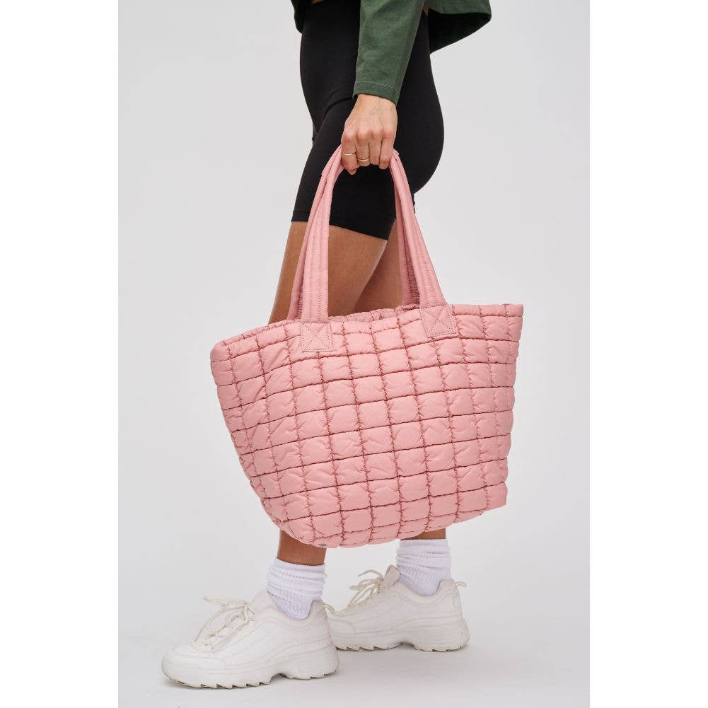 Breakaway Quilted Puffer Nylon Tote