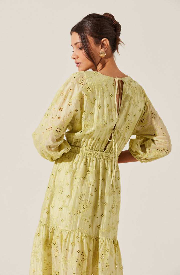 JESALYN EYELET MAXI DRESS