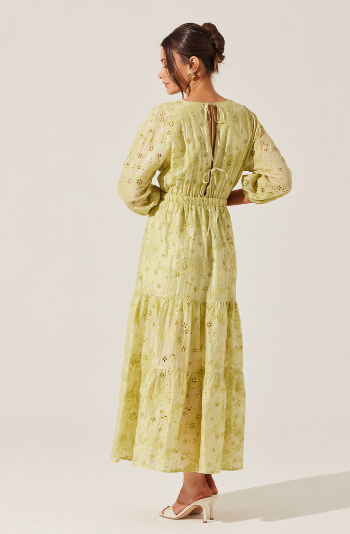 JESALYN EYELET MAXI DRESS