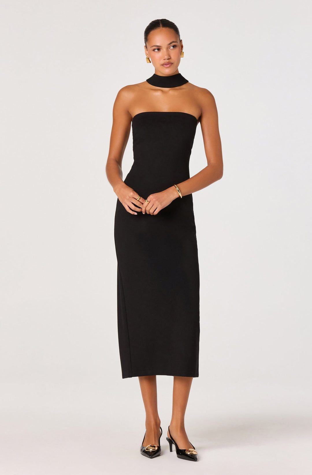 THIALA HALTER MIDI DRESS