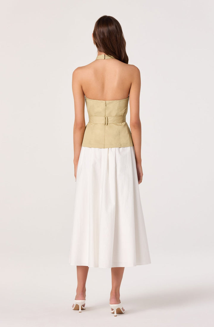 ALEDA BELTED MINI DRESS