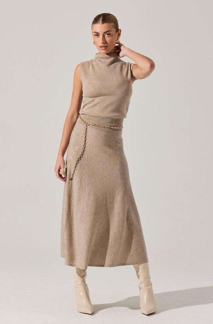 DEORA MOCK NECK SWEATER