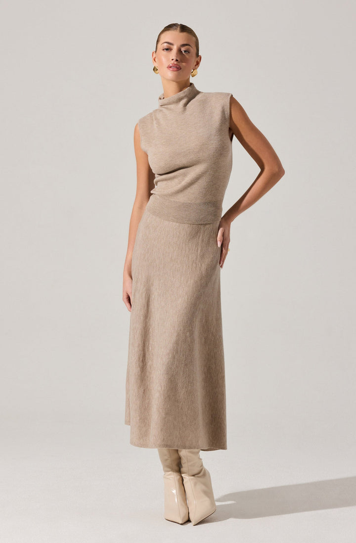 DEORA MOCK NECK SWEATER