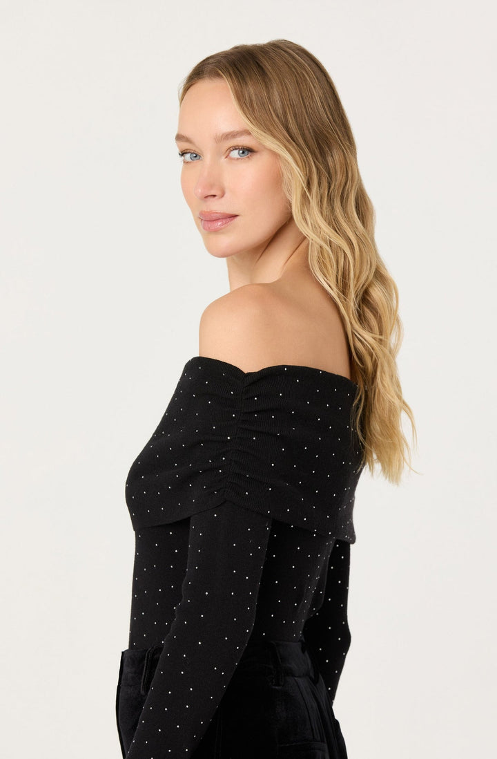 KYLIN JEWELED SWEATER