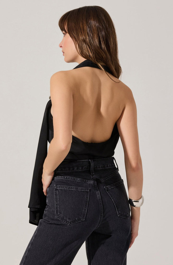 ALYX ASYMMETRICAL HALTER TOP