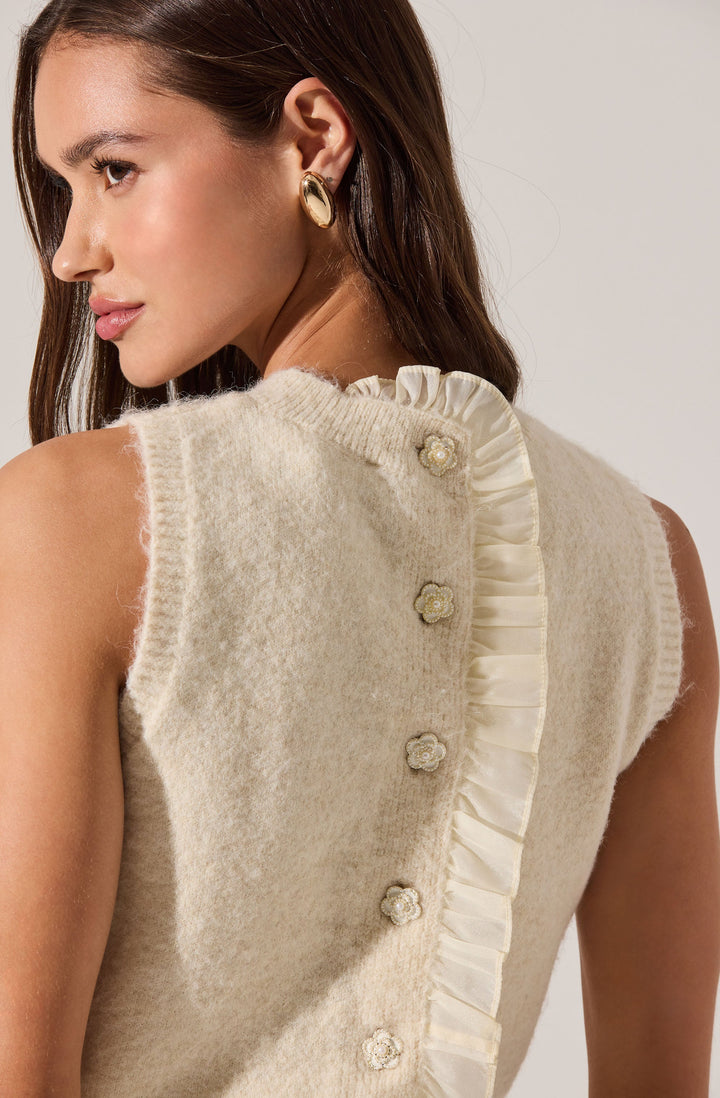 PERNILLE CABLE KNIT SWEATER TANK