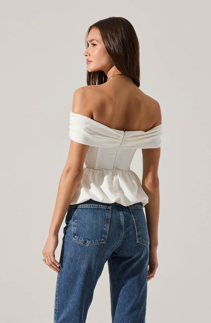 TENNILLE PEPLUM TOP