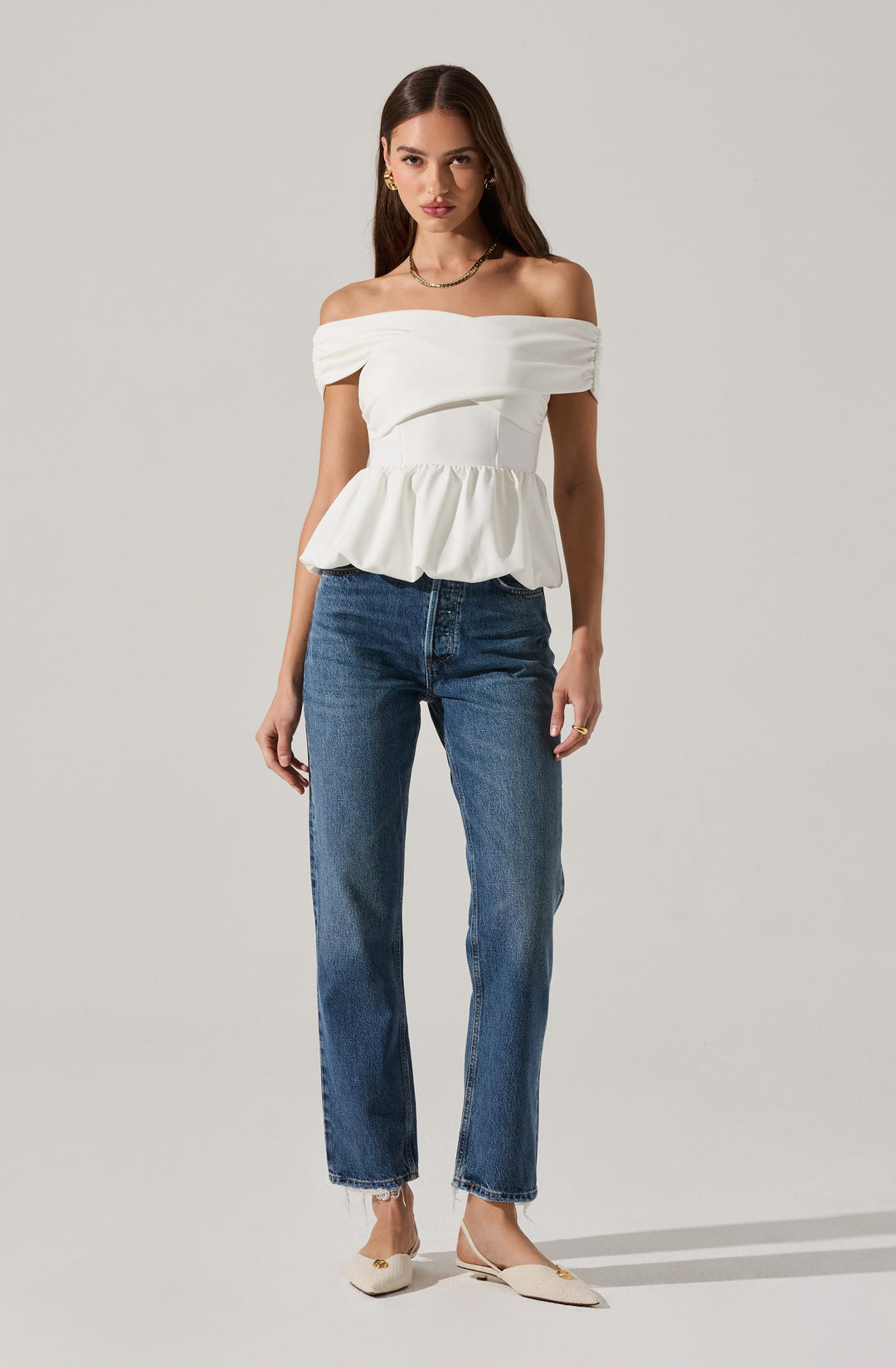 TENNILLE PEPLUM TOP
