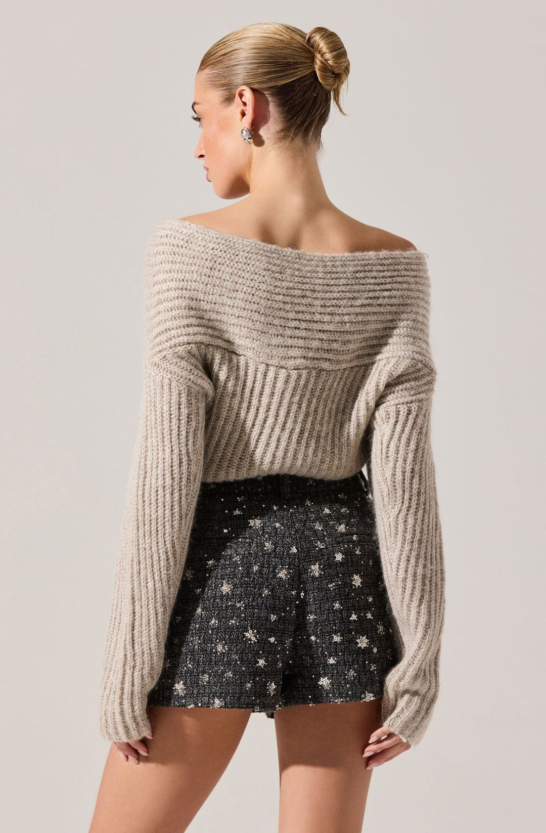 FRANISBEL TWIST FRONT SWEATER
