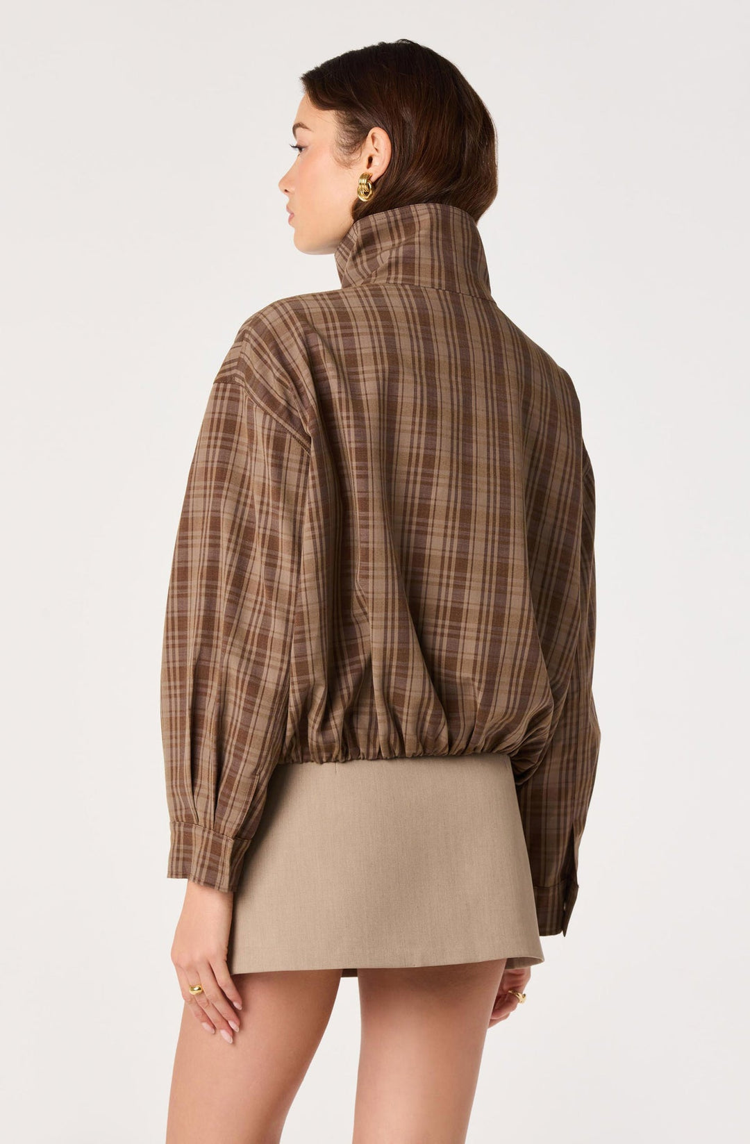COOPER FUNNEL-COLLAR BOMBER JACKET