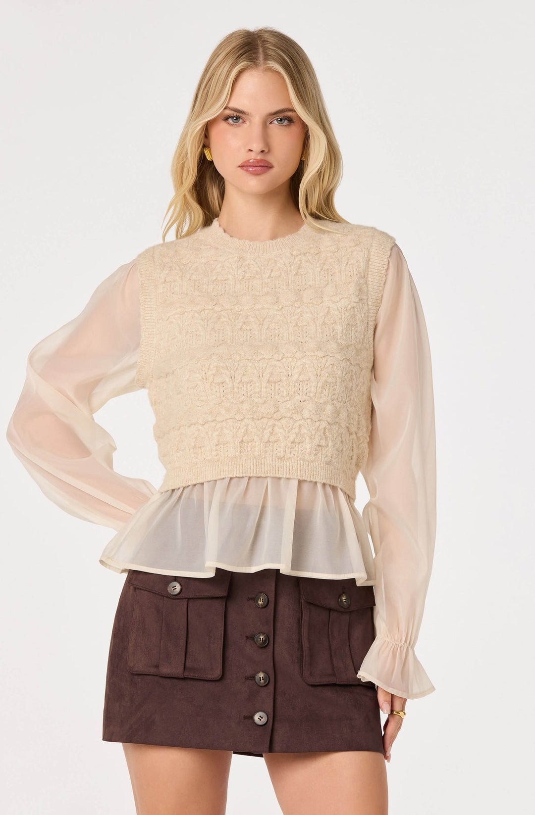 RUBY MIXED MEDIA SWEATER