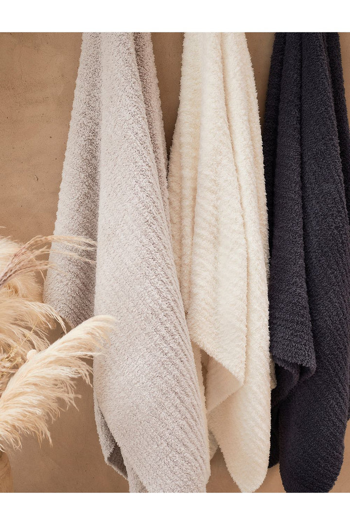 COZYCHIC RIBBED THROW | DOVE GRAY