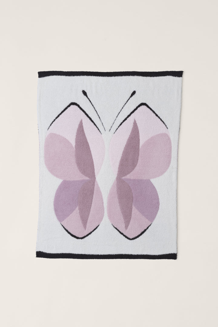 CC ABSTRACT BUTTERFLY STROLLER BLANKET