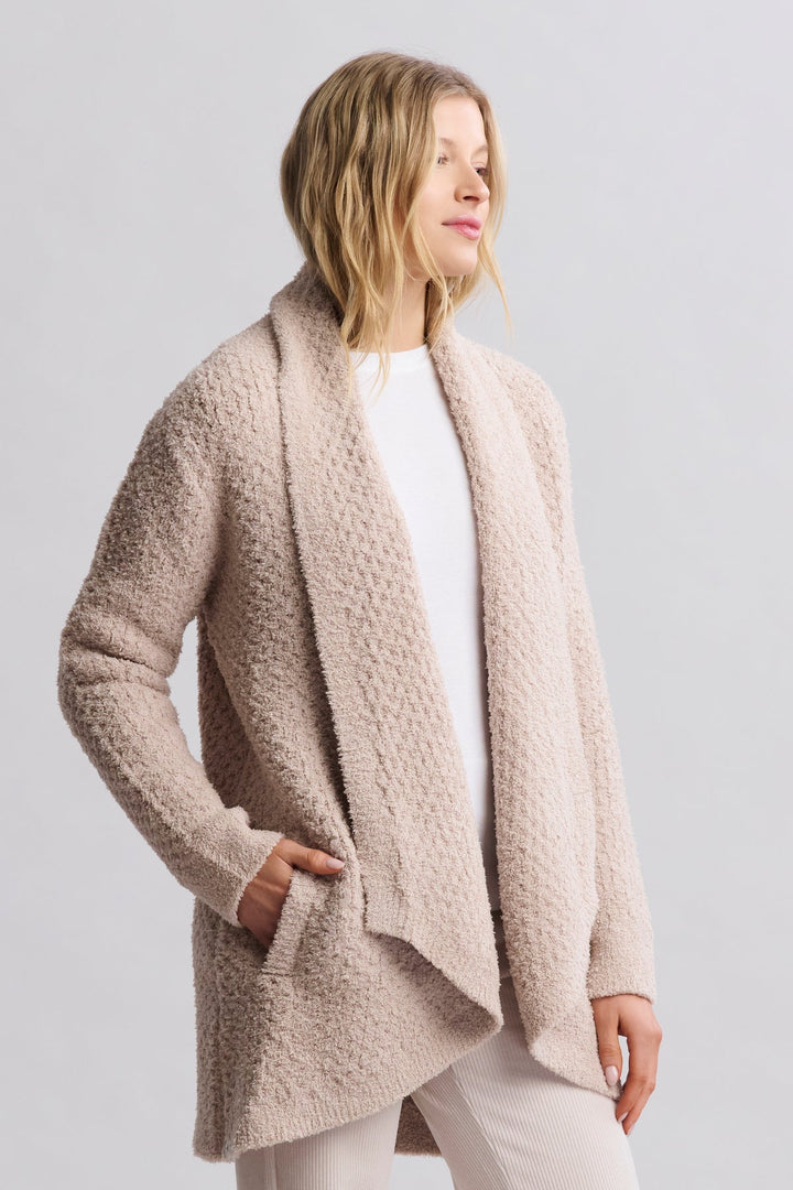 COZYCHIC HONEYCOMB SHAWL CARDI