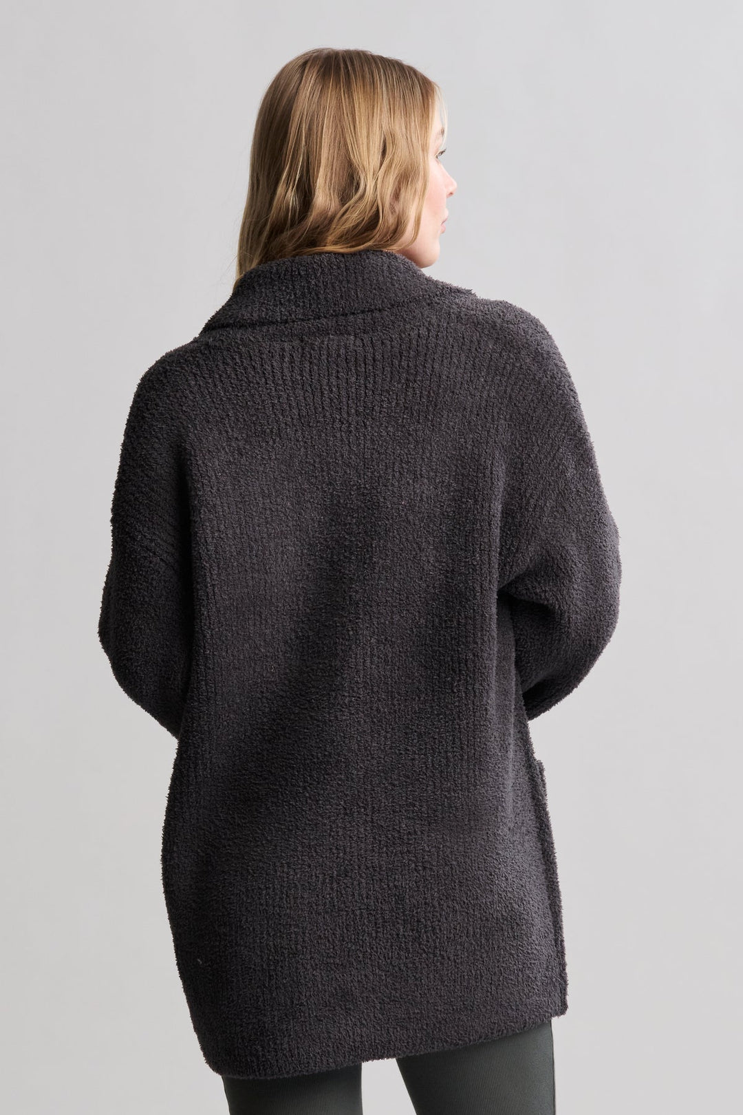 COZYCHIC RIB OVERSIZED NOTCH COLLAR BLAZER