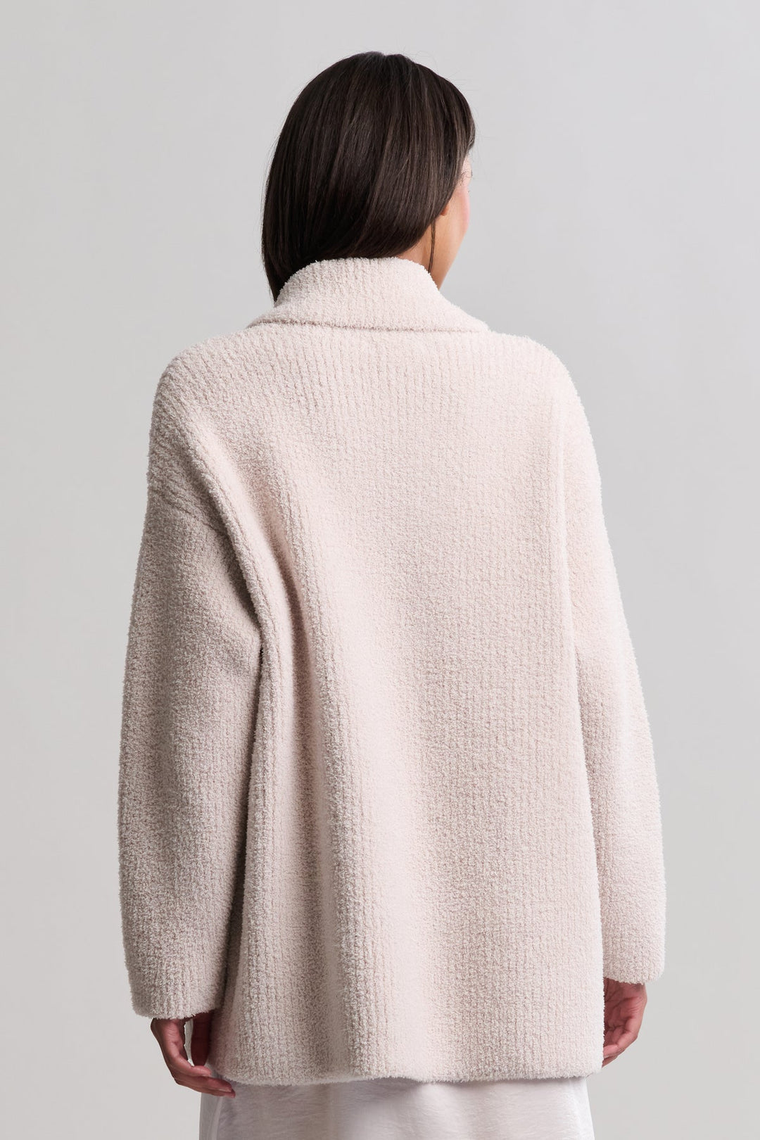 COZYCHIC RIB OVERSIZED NOTCH COLLAR BLAZER