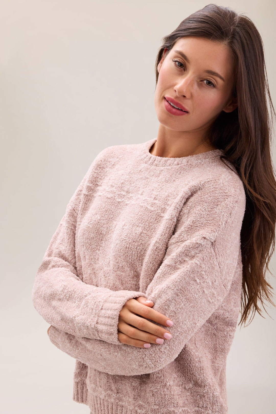 COZYCHIC FAIRISLE CREW NECK PULLOVER