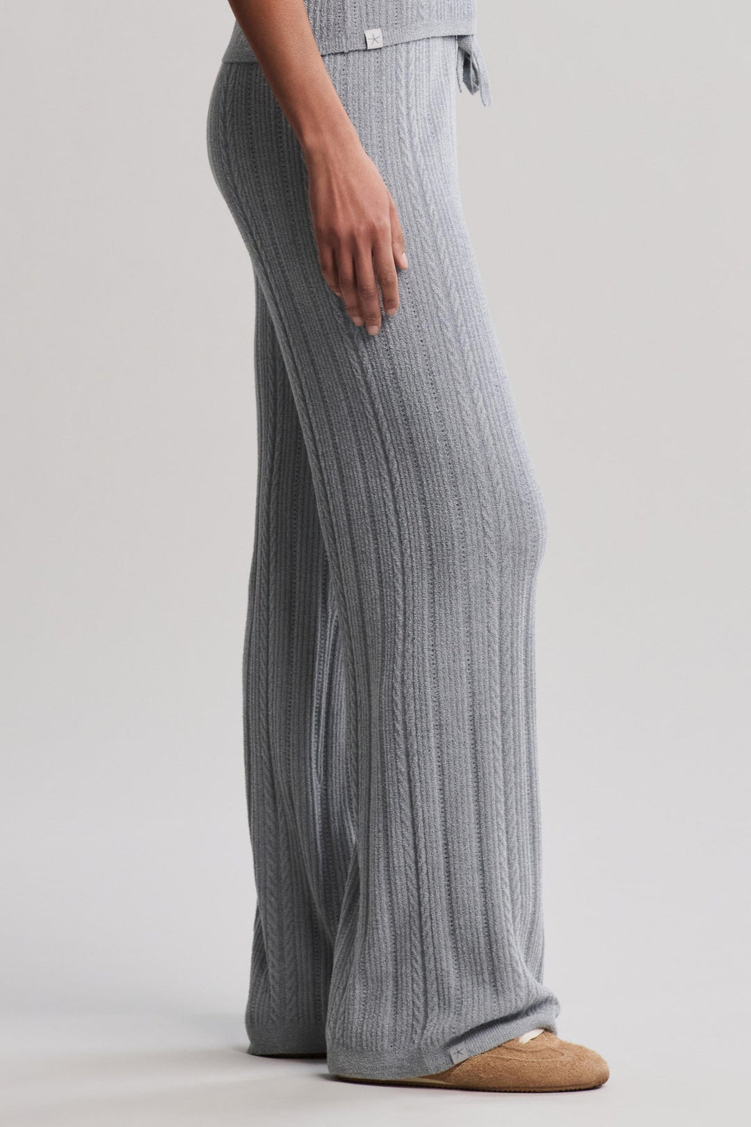 CCUL CABLE KNIT ANKLE PANT