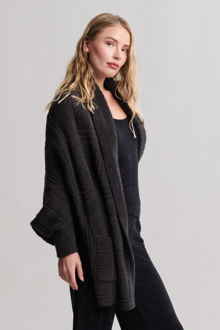 COZYCHIC TONAL PLAID BLANKET WRAP