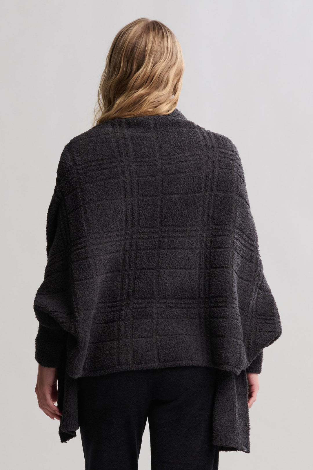 COZYCHIC TONAL PLAID BLANKET WRAP