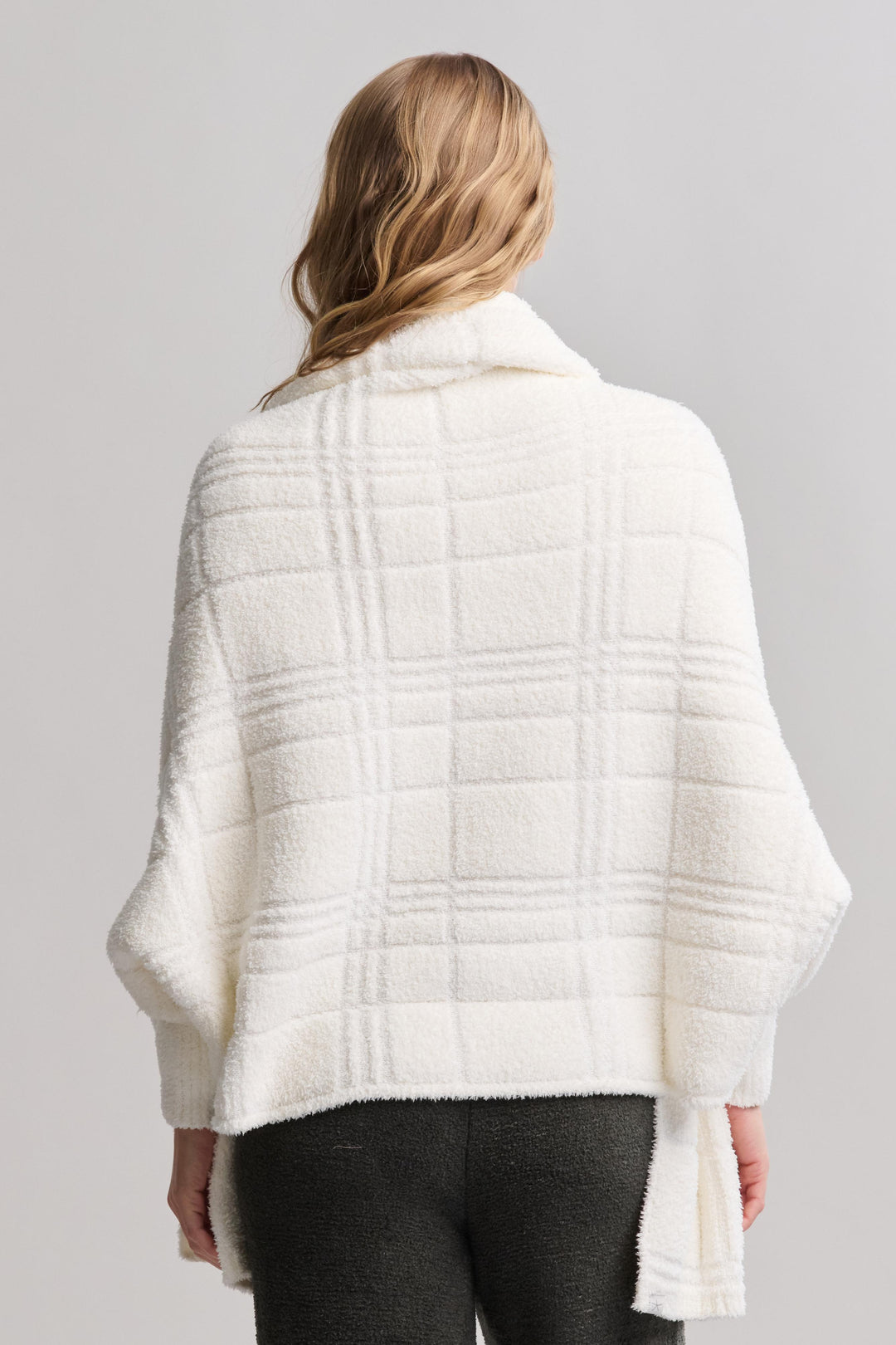 COZYCHIC TONAL PLAID BLANKET WRAP