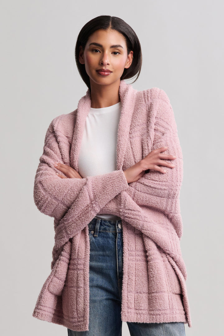 COZYCHIC TONAL PLAID BLANKET WRAP