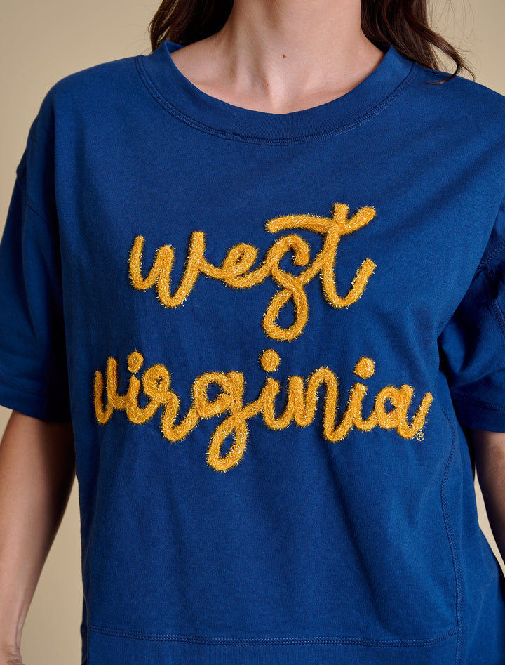 WV GLITTER SCRIPT BOXY TEE