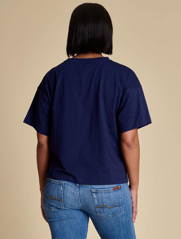 WV COLORBLOCK SEQUIN TEE