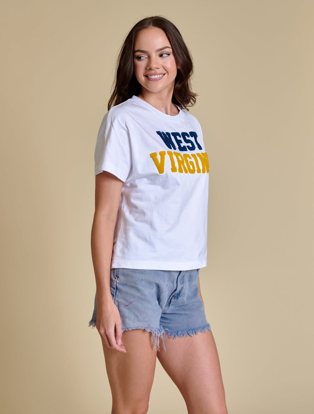 WV BOXY CHENILLE TEE