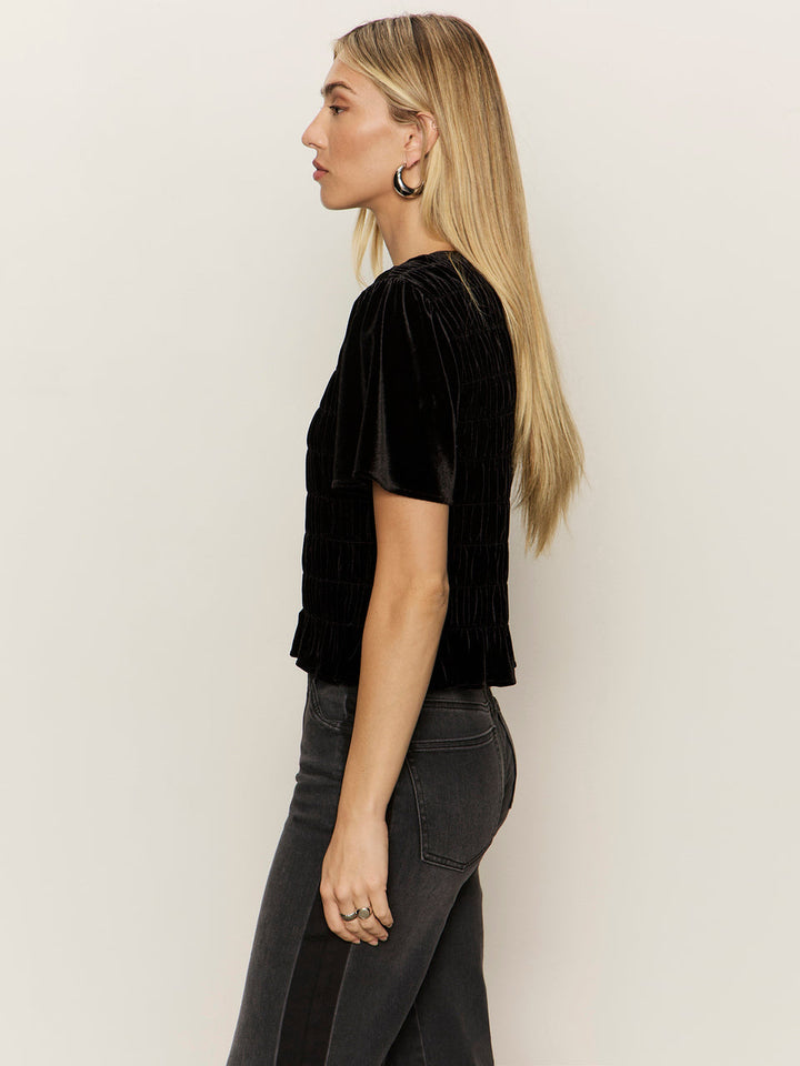 WE BELONG TOGETHER VELVET TOP