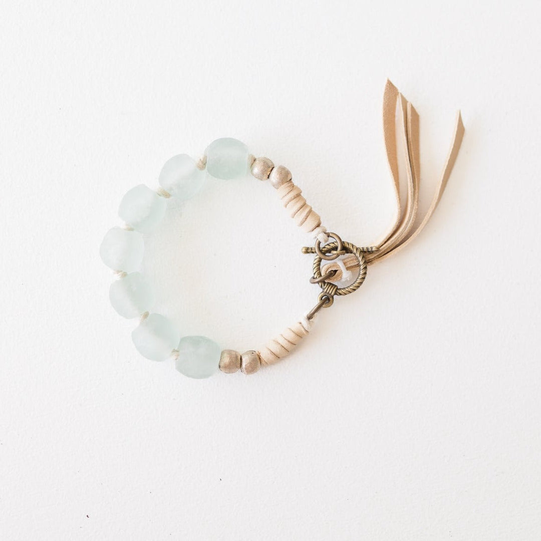 CORA GLASS BEADED BRACELET